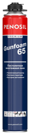 PENOSIL PREMIUM GUNFOAM Пена монтажная пистолетная 65л, летняя, 870мл (12)