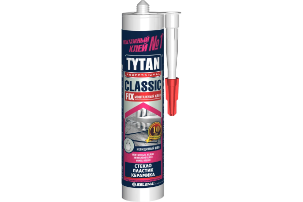 TYTAN Professional - Classic Fix монтажный клей прозрачный, 310 мл (12)