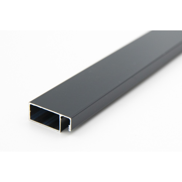 Профиль для мс 25мм поперечный серый 7016, м (6м 120 м)