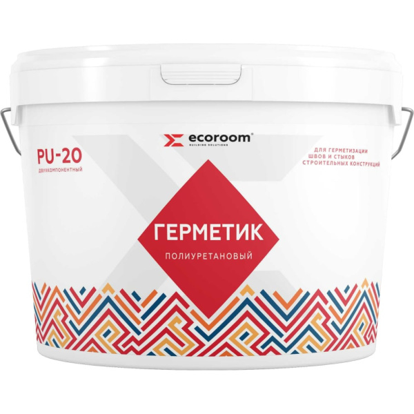 ECOROOM  герметик 2-х компонентный PU20 12,5 кг