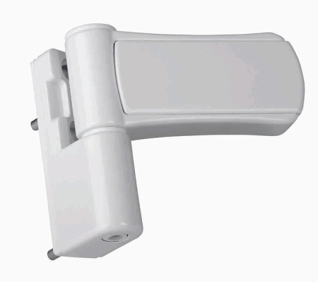 FORNAX Петля дверная ПВХ 125 кг 3D ЕКО бел